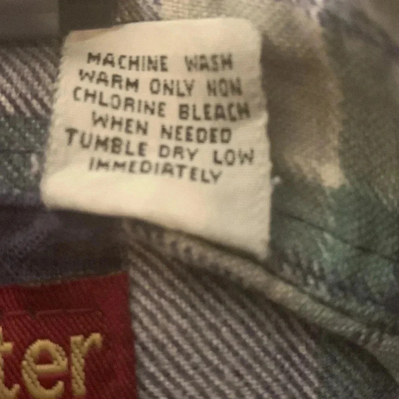 Workwear Button Down Shirt Plaid Size XL Comfort Outfitter New - Picture 6 of 9